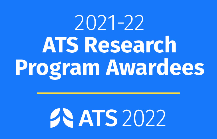 ATS Research Program Supports Young Investigators with Awards and Grants