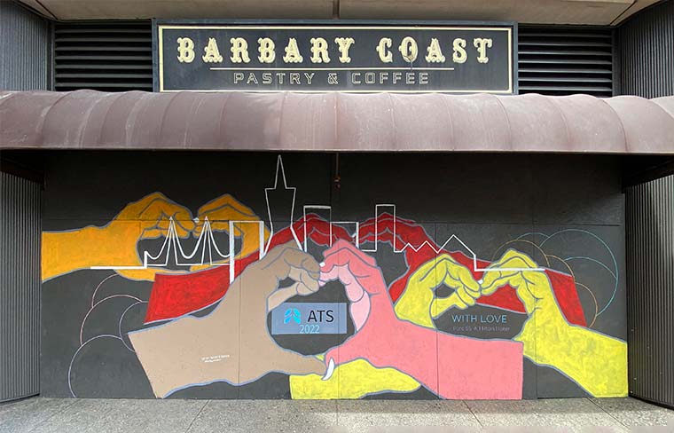 ATS Shows Support for San Francisco with Mural