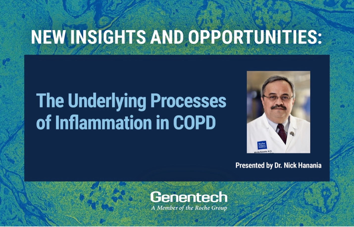 Join us as Dr. Hanania presents findings on the key role of the ST2/IL-33 pathway in the pathogenesis of COPD