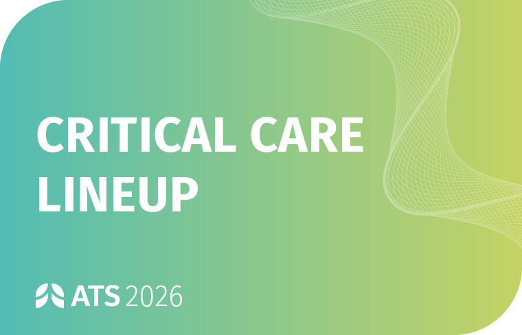 Critical Care Lineup at ATS 2026 Orlando