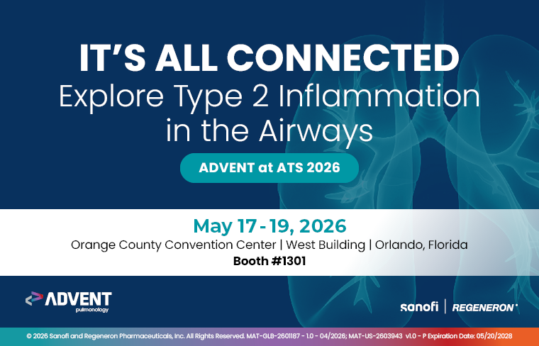 Explore Type 2 Inflammation in Asthma & COPD at ADVENT Booth #1301