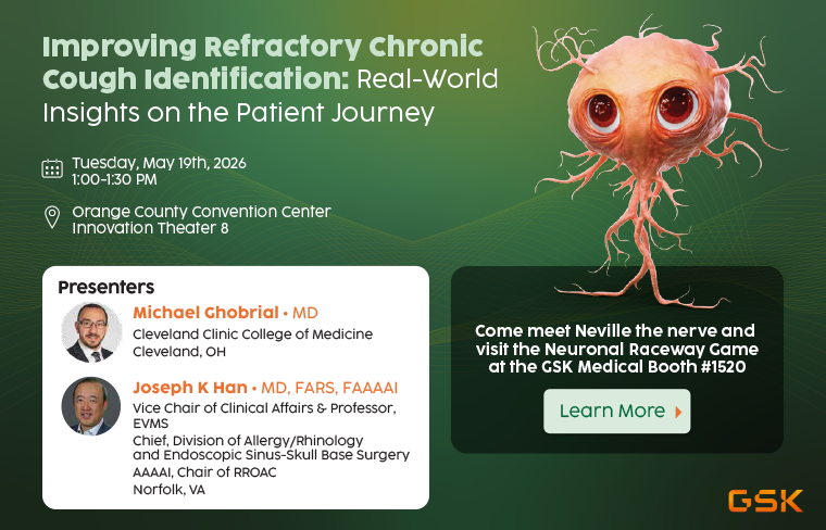 Gain practical insights into improving refractory chronic cough diagnosis and recognition by identifying clinical features of neuronal hypersensitivity.